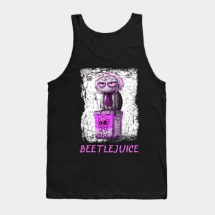 Funny Art Gothic Beetle Juice Quotes Tank Top